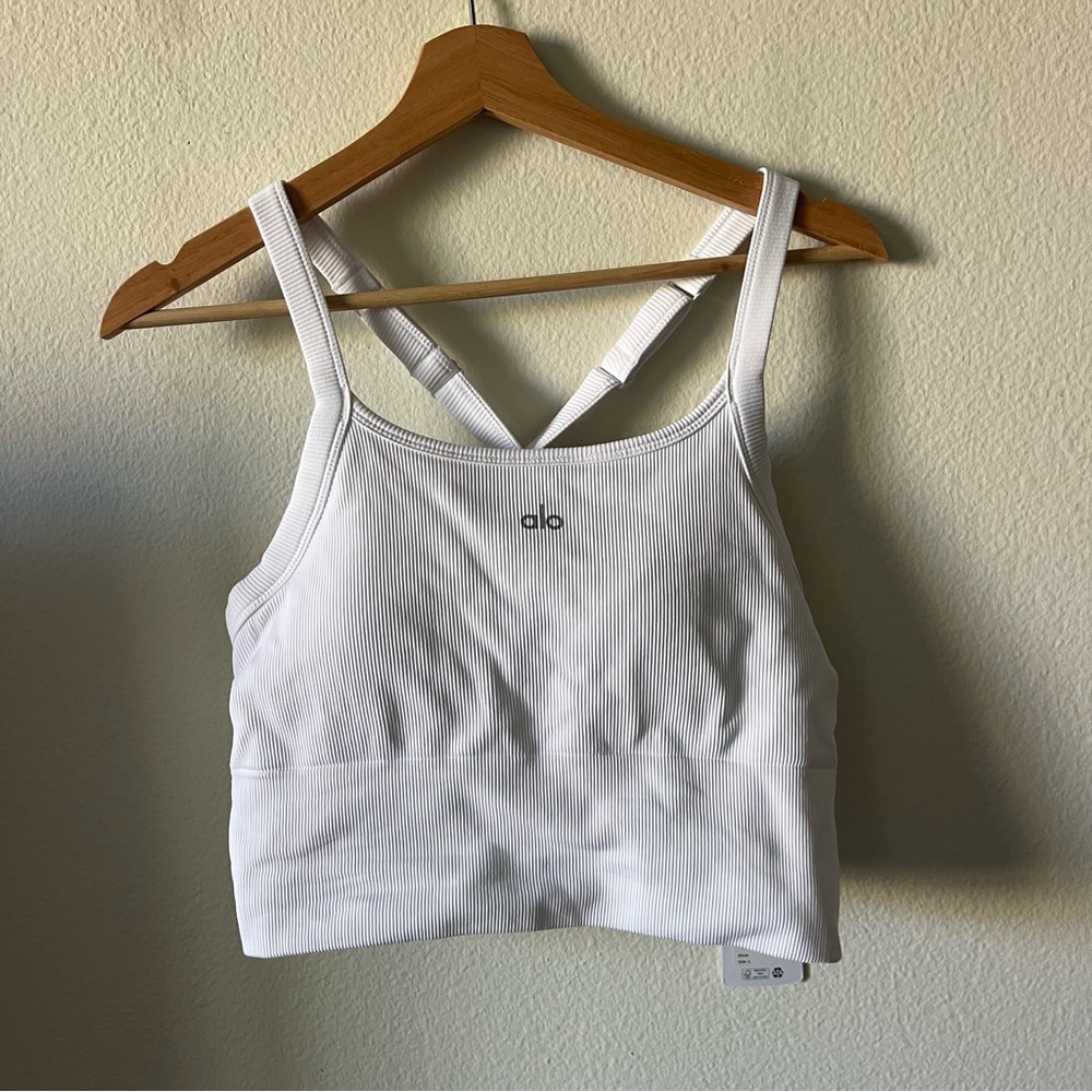 Alo Seamless Ribbed Bra Tank